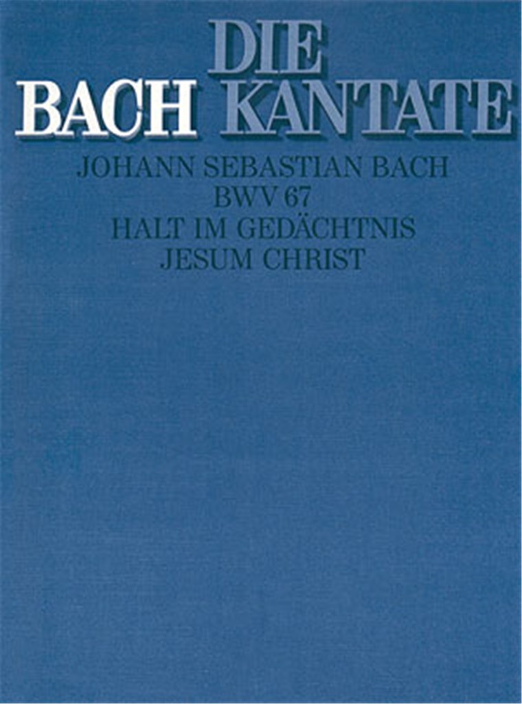 Halt im Gedächtnis Jesum Christ